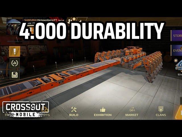 4.000 Durability + White Weapon • Sword Build #2 • Crossout Mobile