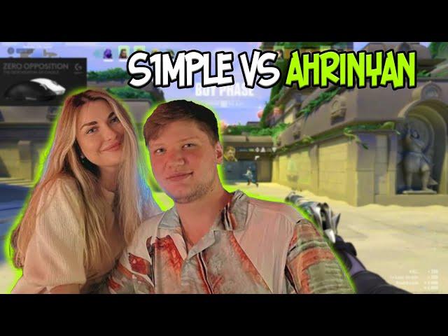 СИМПЛ ИГРАЕТ ПРОТИВ АРИНЯН В ВАЛОРАНТ! S1MPLE VS AHRINYAN