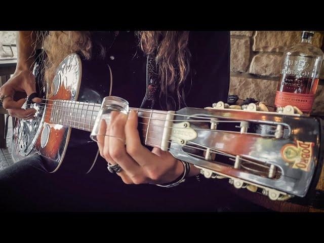 Lynyrd Skynyrd's "Four Walls of Raiford" - Played with Shot Glass Slide Guitar