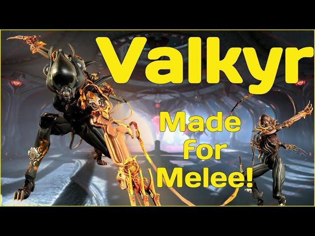 Valkyr Prime is my FAVORITE Melee frame! Warcry build and way more, all to feed your Melee!