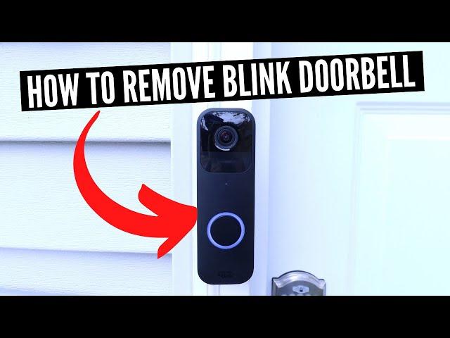 How To Remove Blink Doorbell
