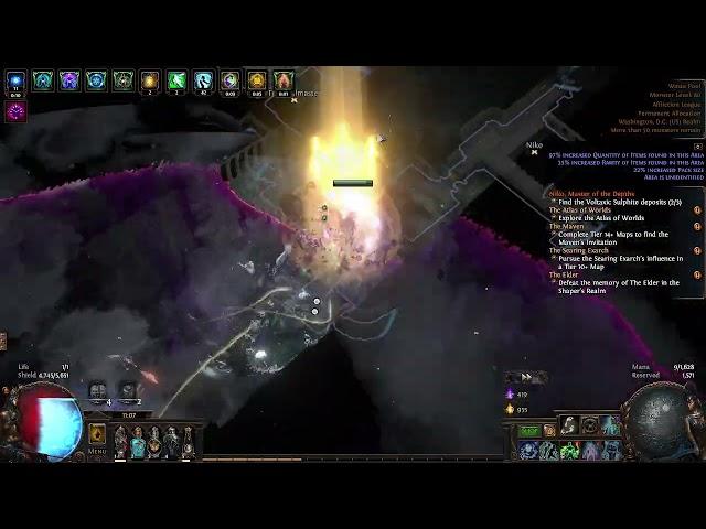 13M DPS Piscator's Vigil Power Siphon Occultist with Replica Covenant 3.23 Affliction League