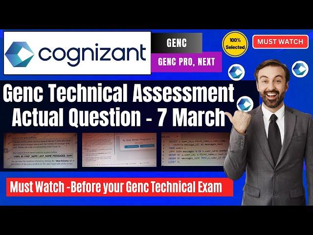 Cognizant Actual Coding Questions from technical Assessment | Cognizant GenC Assessment 2025 | PYQ