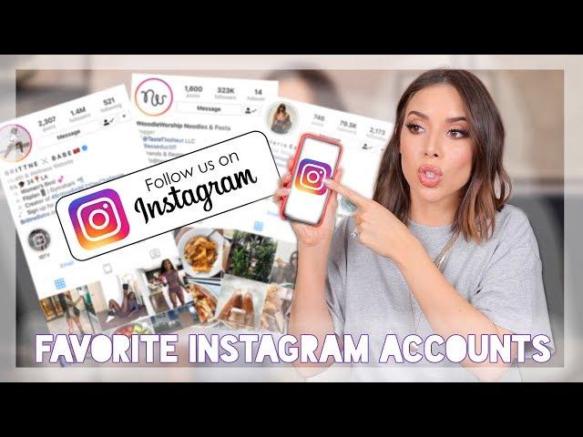 MY TOP INSTAGRAM ACCOUNTS (LIFESTYLE, FITNESS, FASHION)