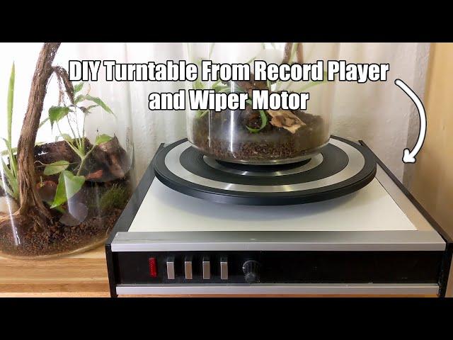 DIY Turntable: From Dusty Record Player to 'Lazy Susan'