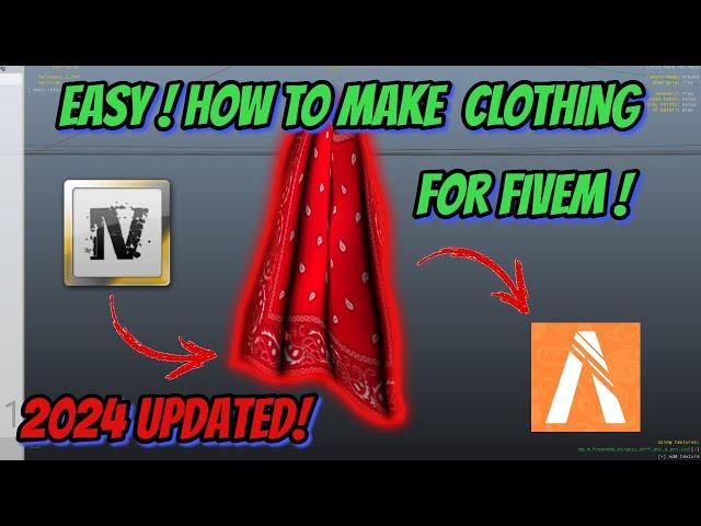 UPDATED 2024! Easiest Way To Make Custom Clothing For GTAV FiveM !