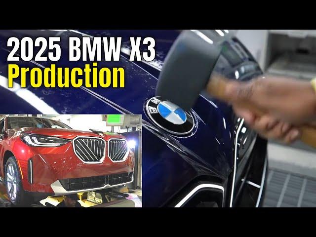 2025 BMW X3 G45 Assembly and Production at USA Factory