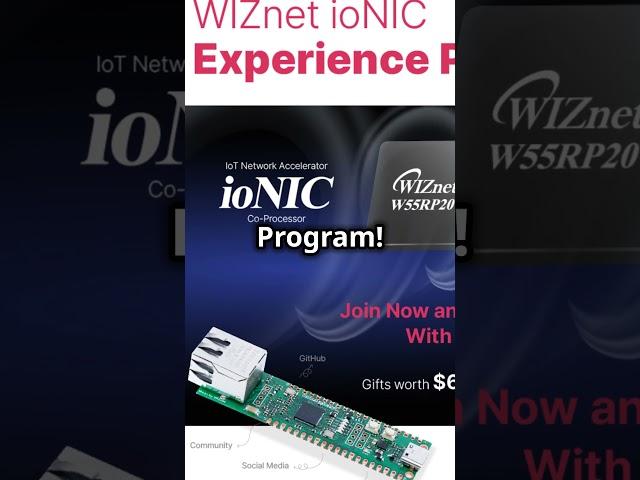  Get Your FREE IoT Dev Kit & Win $200!  | WIZnet ioNIC Experience Program