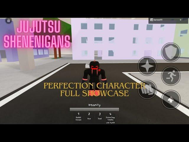 JUJUTSU SHENENIGANS | PERFECTION CHARACTER FULL SHOWCASE | @Ryomen_gamingGang