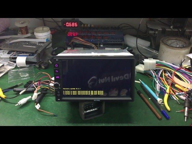Upgrade android 5.1.1 Lollipop system recovery interface for Joying car stereo