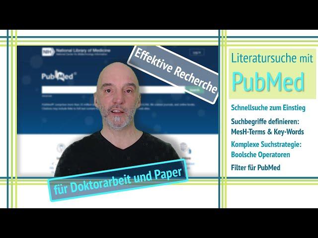 Literatursuche mit PubMed: für Doktorarbeit und Paper