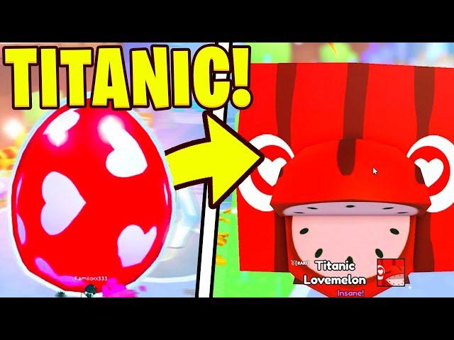 DROPNĄŁEM PIERWSZEGO TITANICA W PET SIMULATOR 99! | ROBLOX