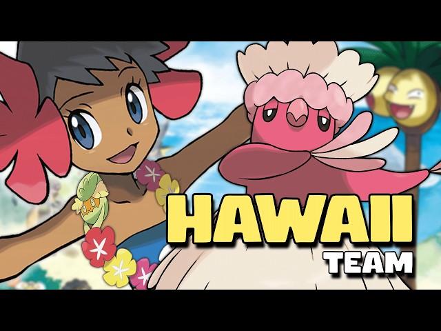 Ich habe ein HAWAII Pokémon Team gebaut