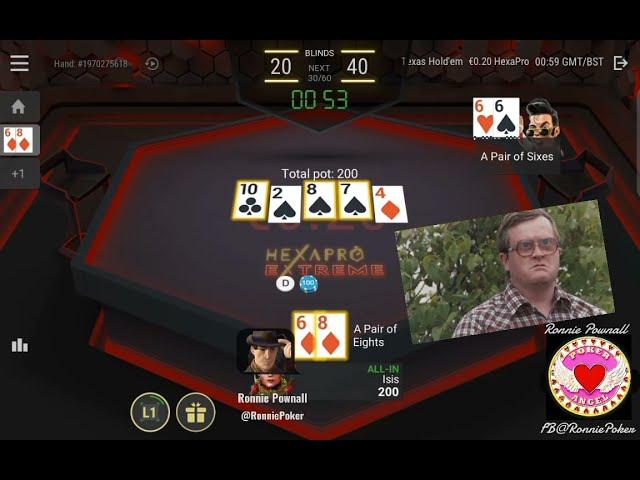  WOW!! I've just Whooped @philhellmuth on Hexapro Poker!!  (Oct 23)