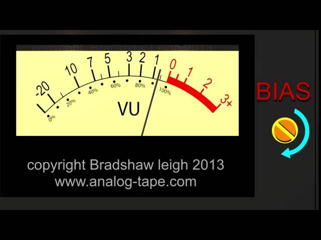 Analog Tape Bias Adjustment