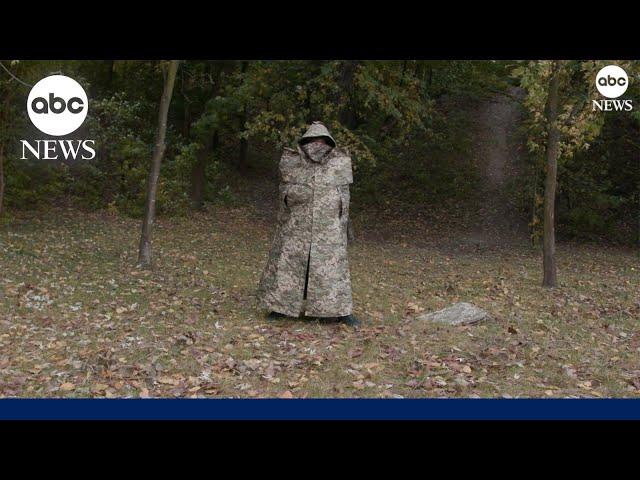 First-hand look at Ukraine's thermal 'invisibility cloaks'