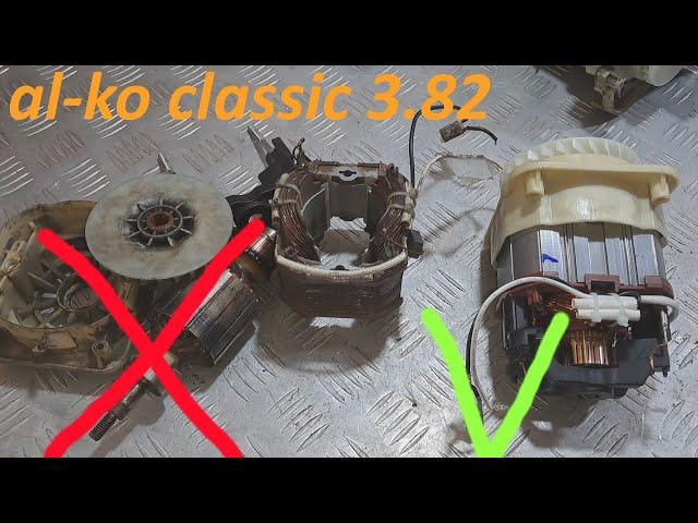 Газонокосилка Al-Ko Classic 3.82 SE - установка новой двигателя.