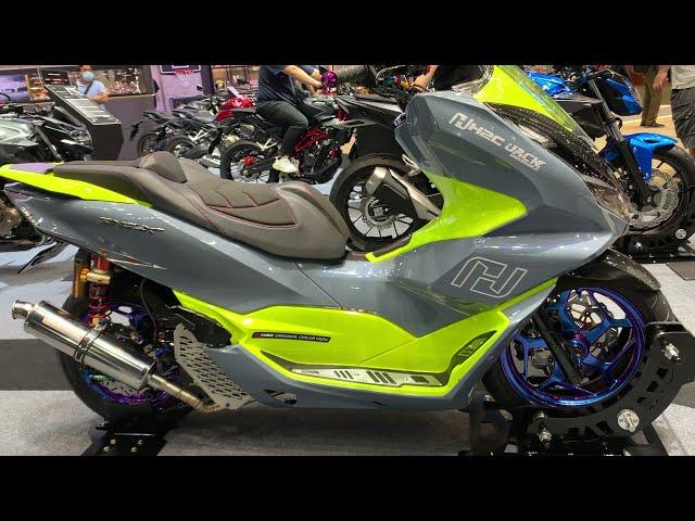 Honda PCX 160 Custom H2C By Honda Thailand at Bangkok Moto Show the Honda PCX160 Modified.