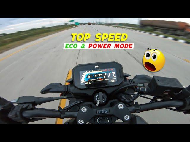 TVS Raider 125 : TOP SPEED in Eco & Power Mode | बवाल चीज़ है यार