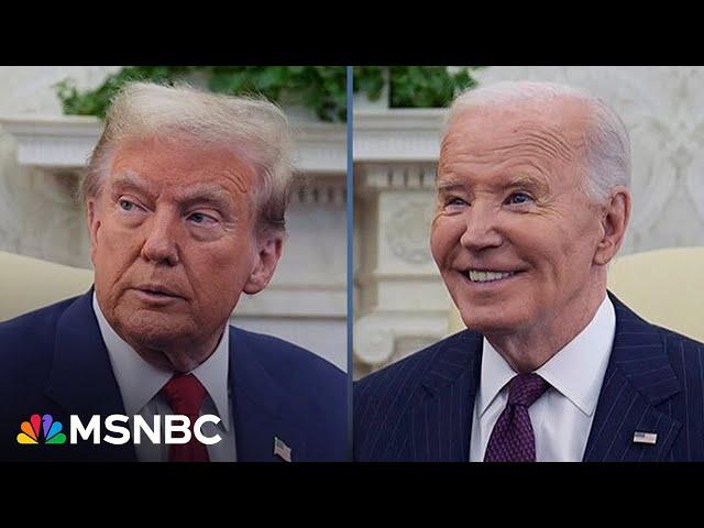 See History: Biden hosts Trump in Oval Office | Full video