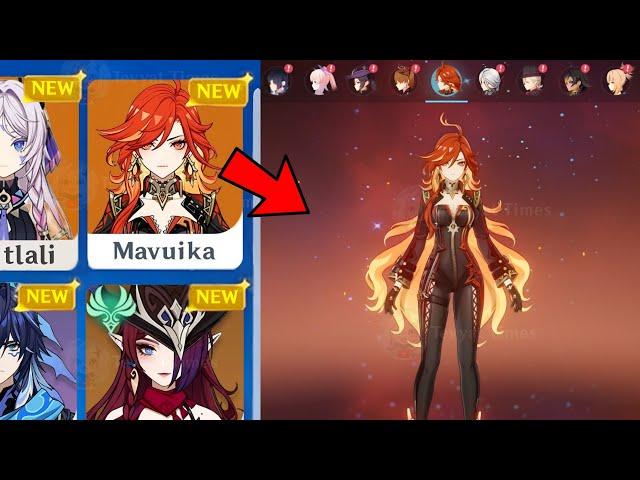 NEW UPDATE!! MAVUIKA AND CITLALI KITS & PLAYSTYLES | Mavuika: Best Character Ever? - Genshin Impact