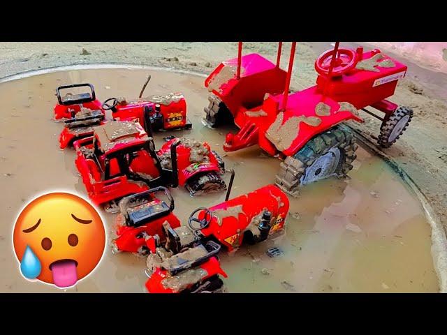 Diy Tractor Stuck In Mud Part #5 @Aadi Toys Creation  @Mr Dev Creator 