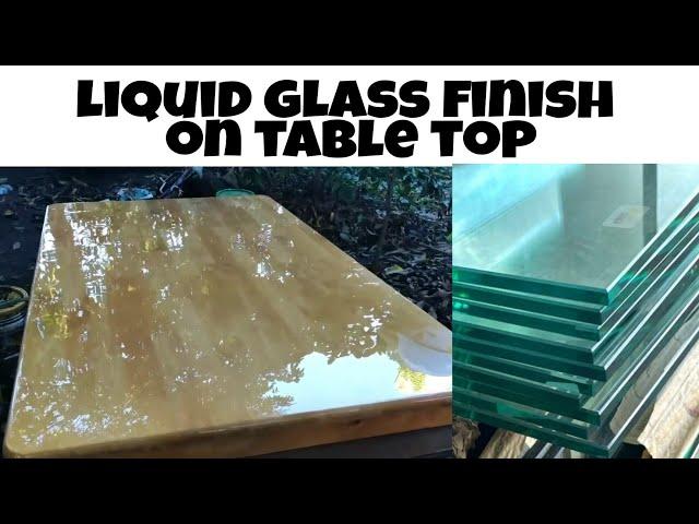 Liquid Glass Finish On Table Top | Best varnish/paints ideas & techniques