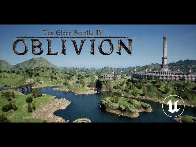 The Elder Scrolls IV Oblivion fully rendered in Unreal Engine 5