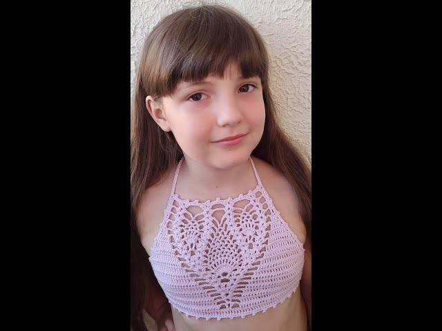 Мастер-класс по вязанию КРОП-ТОПА крючком / Crochet crop top