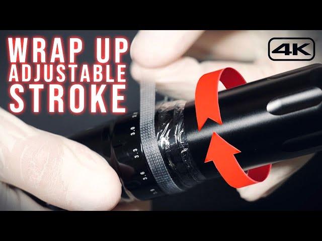 How to Wrap an Adjustable Stroke Tattoo Machine - All Functions Adjustable