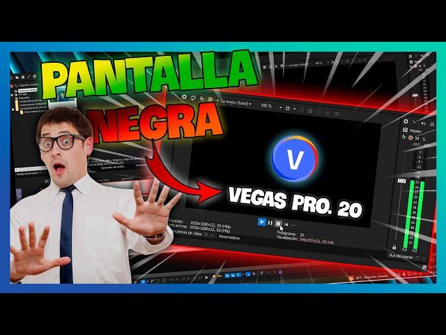 PANTALLA NEGRA en la vista previa del Sony vegas 20 pro (solución)