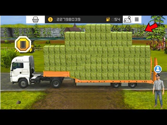 Bales Delivered With Transport Truck In Fs16 ? Fs16 Gameplay | Timelapse |