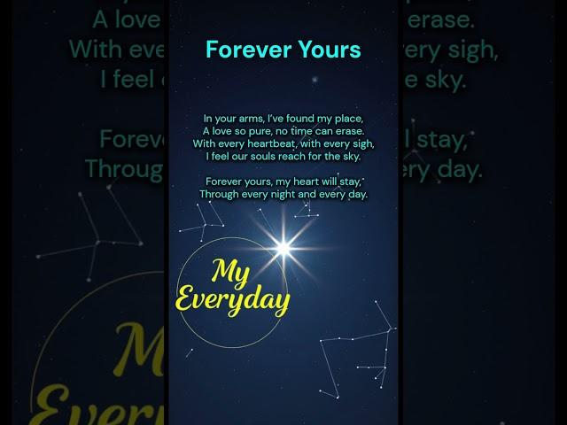 Forever Yours – A Heartfelt Romantic Poem