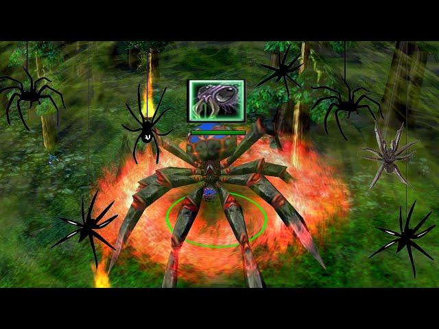 DOTA BROODMOTHER KILLING EVERYONE ! (SPIDERS POWER!!)