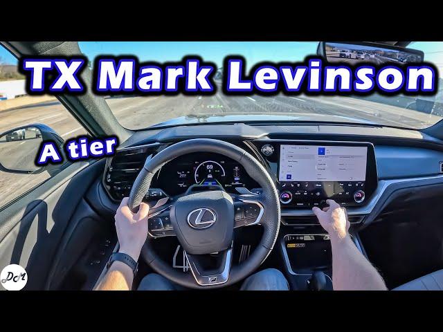 2024 Lexus TX – Mark Levinson 21-speaker Sound System Review