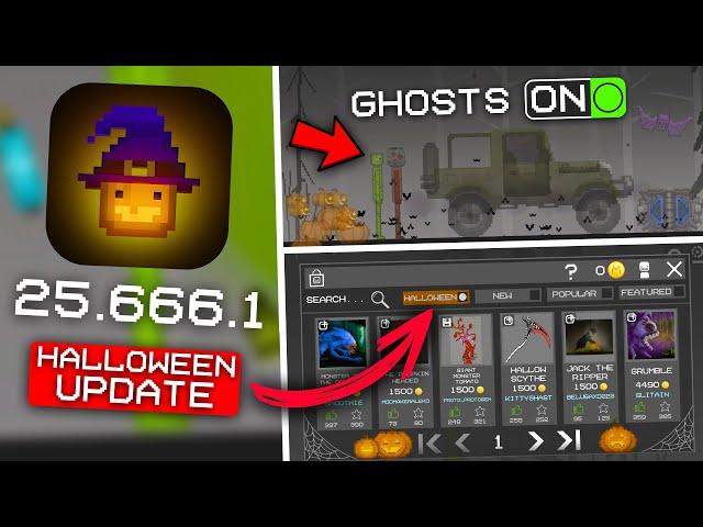 UPDATE 25.666.1: NEW SECRETS OF THE HALLOWEEN UPDATE in Melon Playground