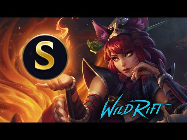 S tier Ahri in Mid Lane?! (Build & Runes) - Wild Rift