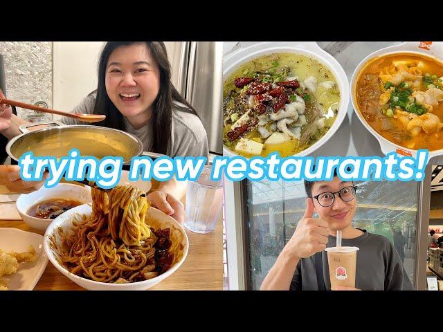 trying new local restaurants  + cooking with meimei is back!! ‍