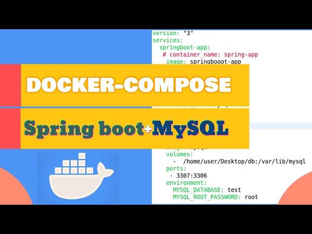 docker compose example | spring boot & mysql docker-compose