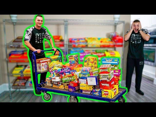 GIANT CANDY STORE IN MY HOUSE!