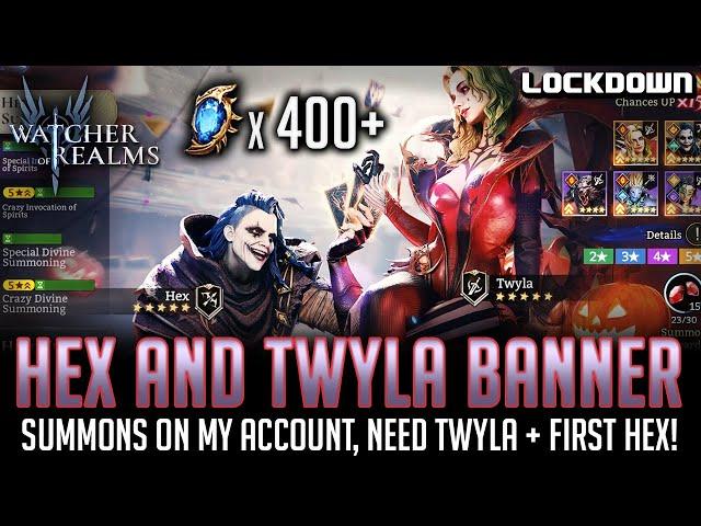 WOR: 400+ Hex & Twyla Summons on My Account! Watcher of Realms Pulls