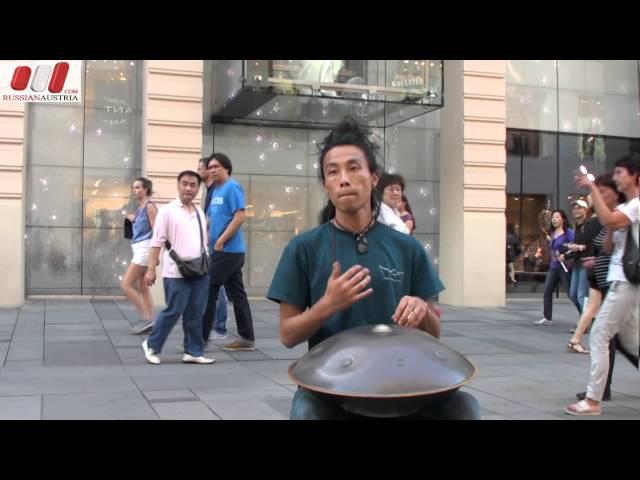  Reo Matsumoto (Japan). Handpan. Vienna Street Performers by RussianAustria (Full HD)