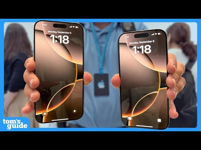 iPhone 16 Pro and Pro Max HANDS ON!