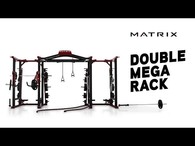 Matrix Fitness | Double MEGA Rack with Ladder Configuration