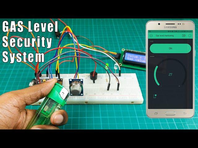 How to make a Nodemcu GAS LEVEL MONITORING system | Blynk with GAS LEVEL MONITORING [MQ2 sensor]