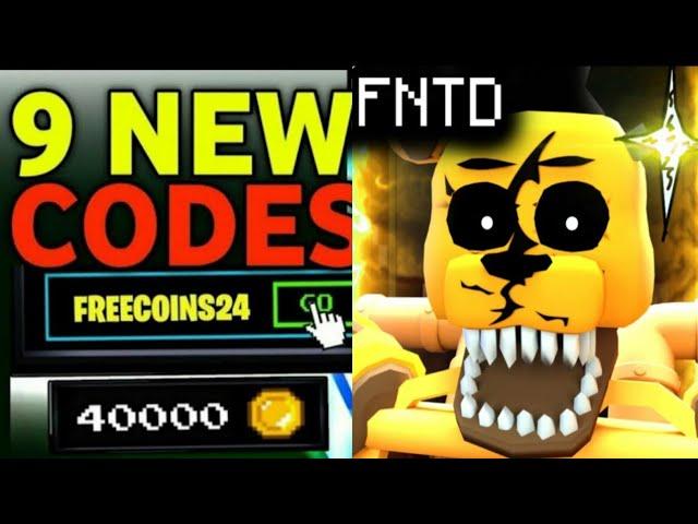 UPDATE️FIVE NIGHTS TD CODES AUGUST 2024 | FIVE NIGHTS TOWER DEFENSE CODES 2024