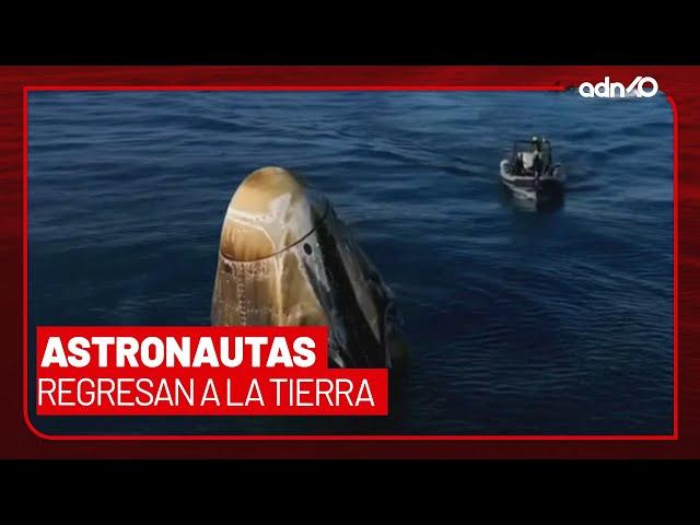 ¡Última Hora! Astronautas de la NASA regresan a la tierra después de 9 meses en el espacio