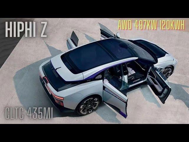 HIPHI Z incredible electric car from China