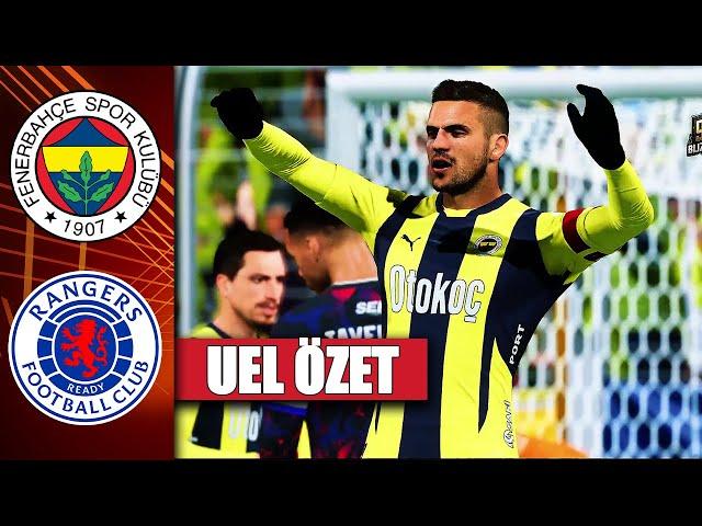 Fenerbahçe - Rangers FC Match | UEFA Europa League Round of 16 24/25 (Match Highlights)