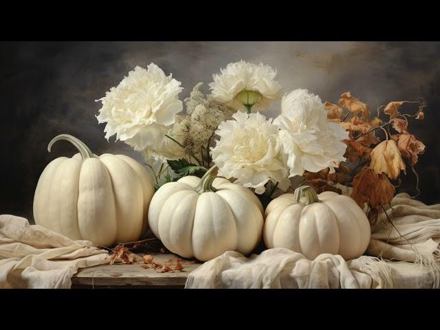 Fall pumpkins | screensaver | pumpkin paintings | autumn art for Frame TV | Smart TV background